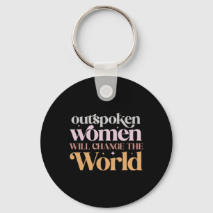 Vrouwen zullen de feministische meisjesmacht van d sleutelhanger