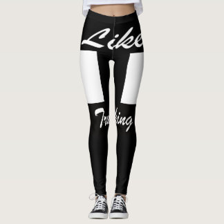 Vrouwen zwart als trucking Logo Leggings