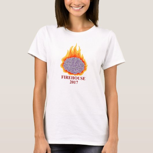 Vrouwenblaasbrain AMFirehouse T-shirt (Voorkant)