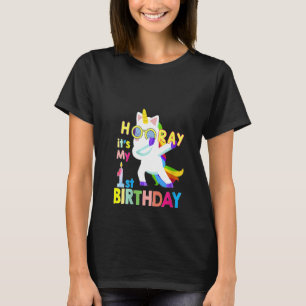 Vrouwendag Het is mijn eerste verjaardag, eerste v T-shirt