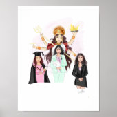 Vrouwendag kunst poster (Voorkant)