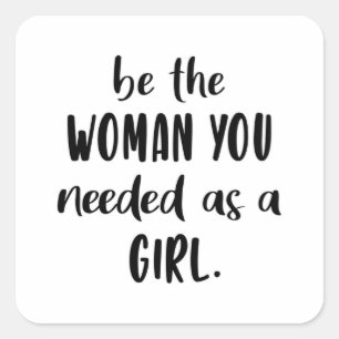 Vrouwendag Meisje Macht Vrouw Feminisme Vrouwen Gi Vierkante Sticker