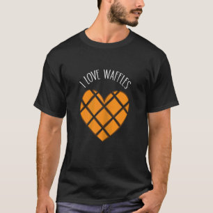 Vrouwendag: nationale havermout nut wafels dag man t-shirt