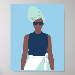 Vrouwendag Thema cute Design Poster