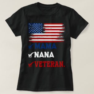Vrouwendeskundigen herkennen Dag Eerste Mama Nana T-shirt