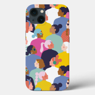 Vrouwendiversiteit - Vrouwen met verschillende ran iPhone 13 Hoesje