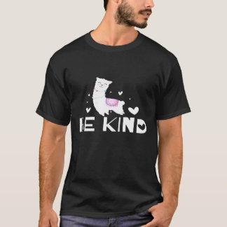 Vrouweneenheidsdag Oranje Anti Pesten Lama En Wees T-shirt