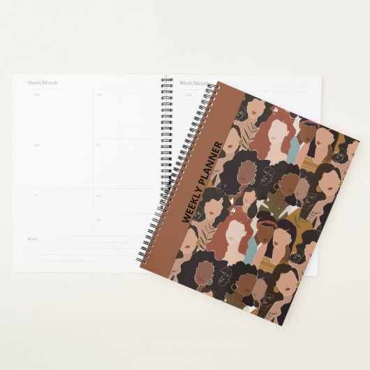 VROUWENFACES DIE WEEKLY PLANNER ONTWERPEN (Display)