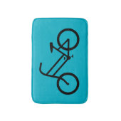 Vrouwenfiets Badmat (Voorkant Verticaal)