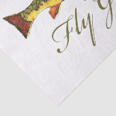 Vrouwenforel Vist Tissuepapier (Detail)