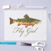 Vrouwenforel Vist Tissuepapier (Craft)