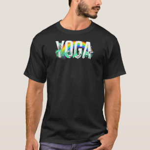 Vrouwengeestelijke groene yoga t-shirt