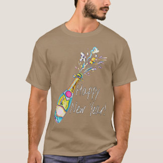Vrouwengeluk Nieuwjaarsavond voor vrouwen Mannen 2 T-shirt
