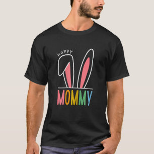 Vrouwengelukkige Pasen 2023 vrolijke mammie konijn T-shirt