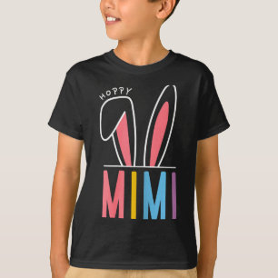 Vrouwengelukkige Pasen 2023 vrolijke Mimi Konijn P T-shirt