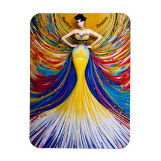 Vrouwengeschiedenis Maand, Elegante Vrouw Magneet