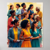 Vrouwengeschiedenis Poster (Voorkant)