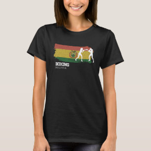 Vrouwengevechtsporten Bolivia Vechtersport Bokser T-shirt