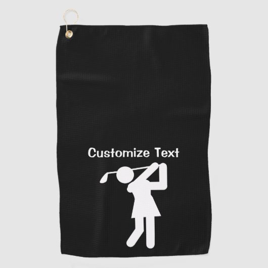 VrouwenGolf Golfhanddoek (Voorkant)