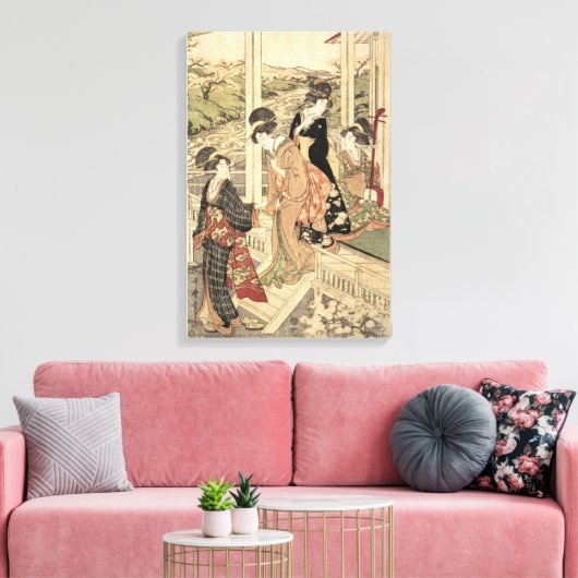 Vrouwengroep Canvas Afdruk (Insitu (Woonkamer))