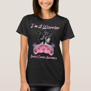 Vrouwenhandschoenen I_m A Warrior Breast Cancer T-shirt