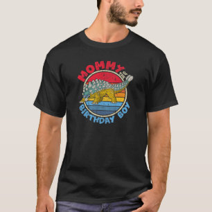 Vrouwenjongen Birthday I mammie I Ankylosaurus I F T-shirt
