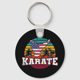 VrouwenKarate - Meisjes Martiale Kunsten Vlag Vere Sleutelhanger