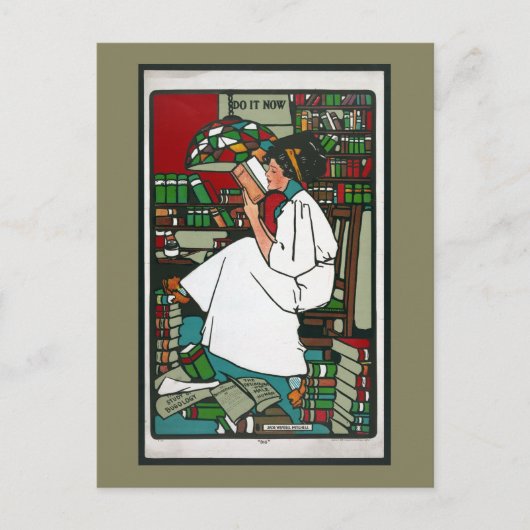 Vrouwenlezen Briefkaart (Voorkant)