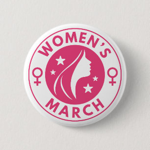 Vrouwenmaart Ronde Button 5,7 Cm