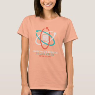 Vrouwenmarine Science March T T-shirt