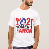 Vrouwenmars 2021 t-shirt (Voorkant)