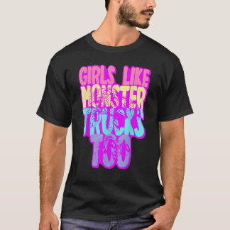 Vrouwenmonster Truck Big Style Truck T-shirt