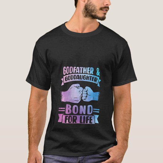 Vrouwenpeetvader & peetdochter Bond voor het leven T-shirt (Voorkant)
