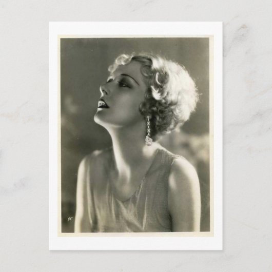  vrouwenportret briefkaart (Voorkant)