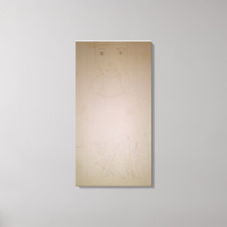 Vrouwenportret Canvas Afdruk