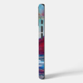  vrouwenportret met Abstracte achtergrond Case-Mate iPhone Case (Achterkant / Links)