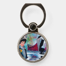 vrouwenportret met Abstracte achtergrond