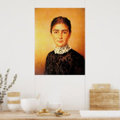  vrouwenportret poster (Keuken)