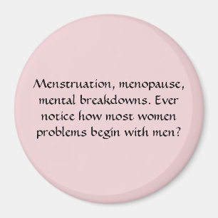 Vrouwenproblemen Magnet Magneet