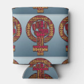 vrouwenrechten als eerste Thunder_Cove Blikjeskoeler (Achterkant)