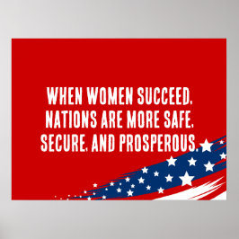 Vrouwenrechten Custom Politiek Poster