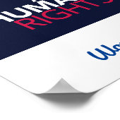 Vrouwenrechten - Maart over het Poster van Washing (Hoek)