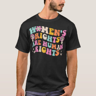 Vrouwenrechten: mensenrechten Feminisme pro keuze T-shirt