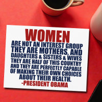 Vrouwenrechten Obama Quote