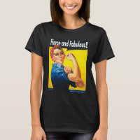Vrouwenrechten Rosie De Riveter Fierce en Fabulous