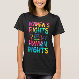 Vrouwenrechten van vrouwen zijn mensenrechten t-shirt