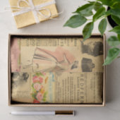  vrouwenreclame Shabby Chic Decoupage Tissuepapier (Geschenk)