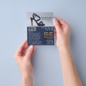 Vrouwenschoen, dameskleding Adverteren Flyer (Hand)