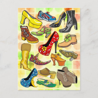 Vrouwenschoenen Briefkaart