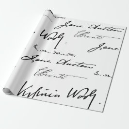 Vrouwenschrijvers Cadeaupapier